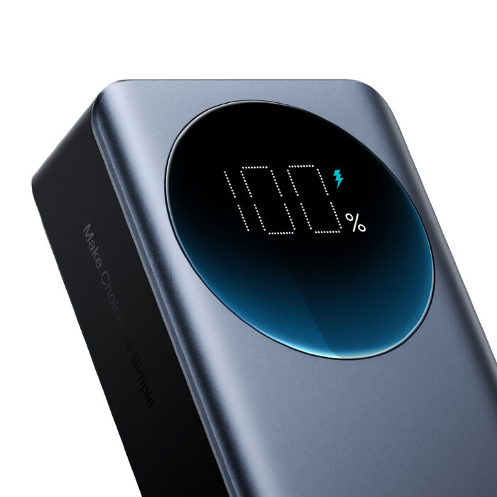 Power Bank Joyroom JR-PBF05 65W Digital Display Fast Charging 30000mAh - Black ?with Type-C To Type-C 100W 1.2M cable black?