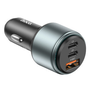 Автомобильное ЗУ Hoco NZ9 Galloper 95W three-port (2C1A) car charger - Черный купить оптом купить оптом