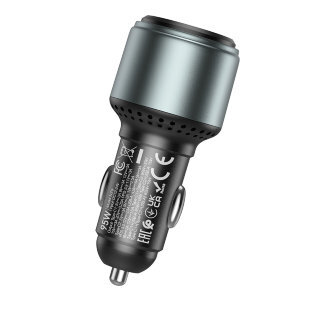 Автомобильное ЗУ Hoco NZ9 Galloper 95W three-port (2C1A) car charger - Черный купить оптом купить оптом