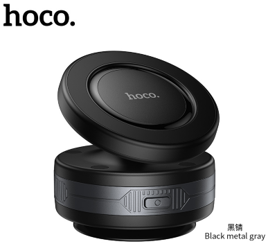Автомобильный Держатель HOCO H87 Dragon electric suction cup magnetic holder(universal) Black/Metal gray