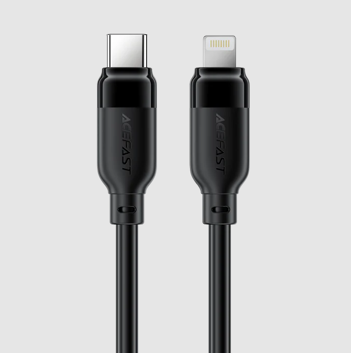 Кабель ACEFAST C16-01 USB-C to L TPU charging data cable, Black купить оптом купить оптом