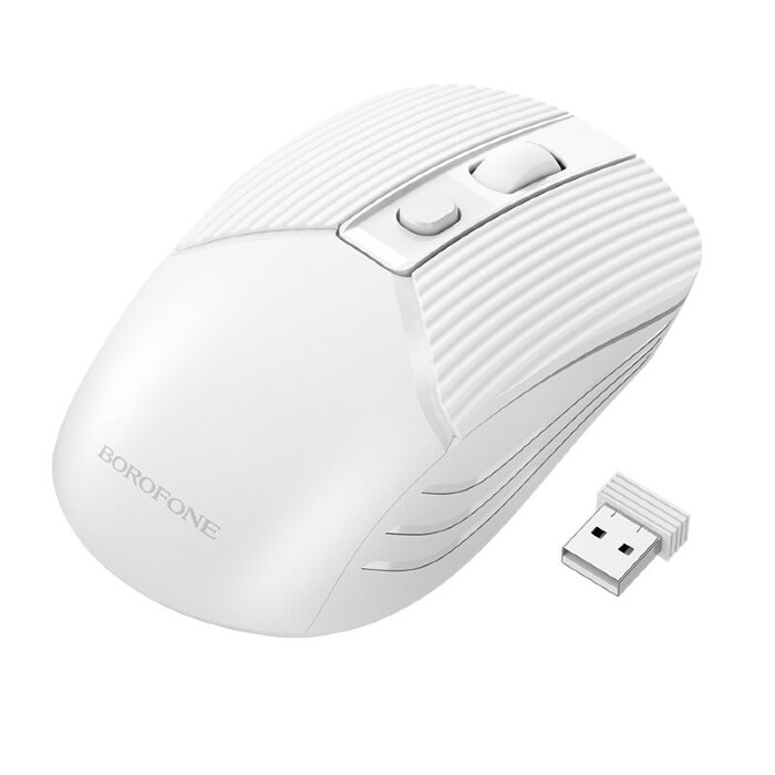 Компьютерная мышка Borofone BG5 2.4G business wireless mouse - White купить оптом купить оптом