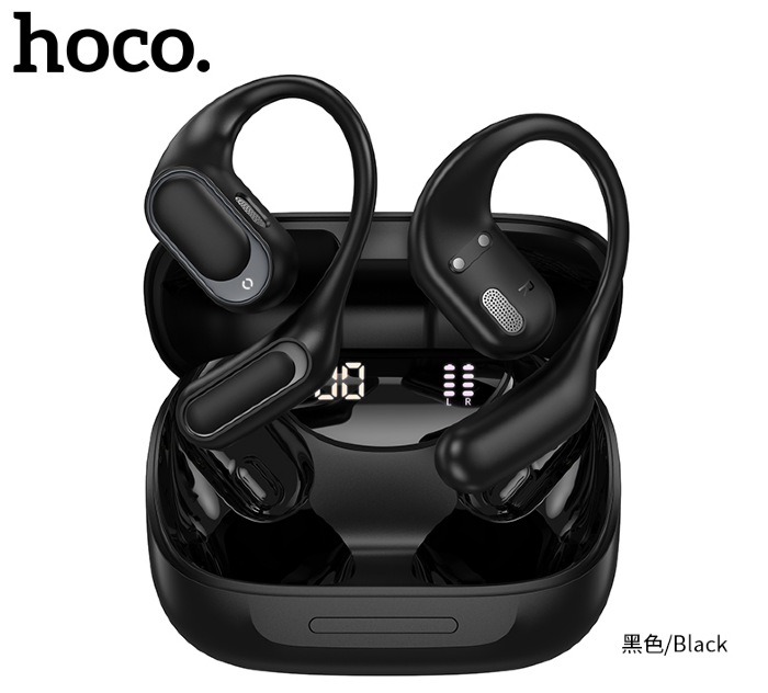 Наушники HOCO EA11 Honey open true wireless BT headset Black купить оптом купить оптом