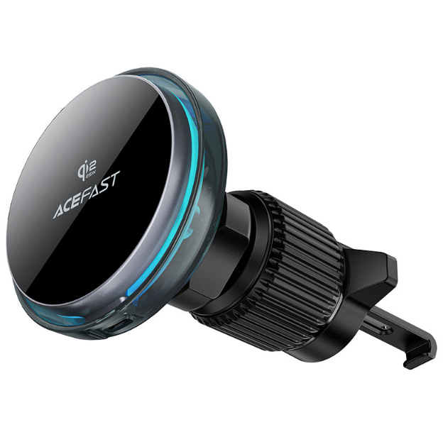 Автомобильное беспроводное зарядное устройство-держатель ACEFAST D61 Qi2 25W magnetic wireless charging car holder - Metal gray купить оптом купить оптом