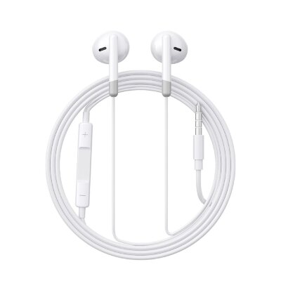 Проводные наушники JOYROOM JR-EW01 Half In-Ear Wired Earphones White