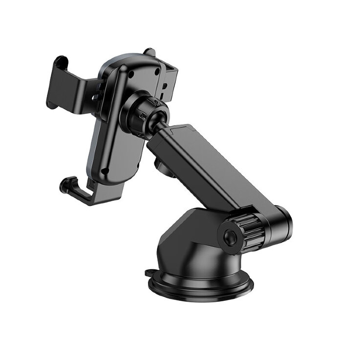 Автодержатель hoco CA104 vertical and horizontal telescopic gravity vehicle holder - Black купить оптом купить оптом