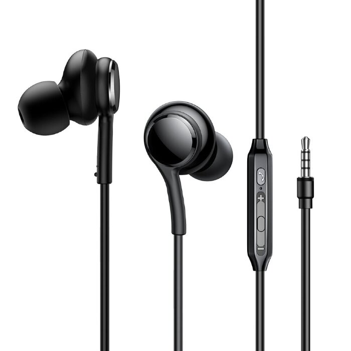 Проводные наушники JOYROOM JR-EW02 In-Ear Wired Earbuds Black купить оптом купить оптом