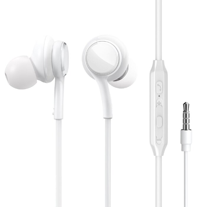 Проводные наушники JOYROOM JR-EW02 In-Ear Wired Earbuds White купить оптом купить оптом