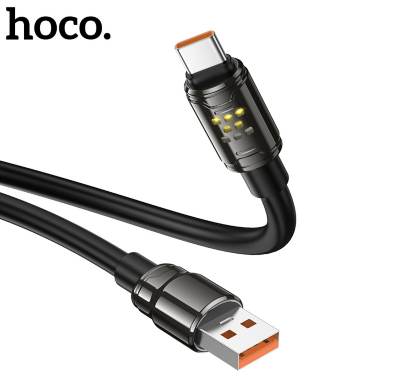 Кабель HOCO U143 Joy 5A charging data cable Type-c Black