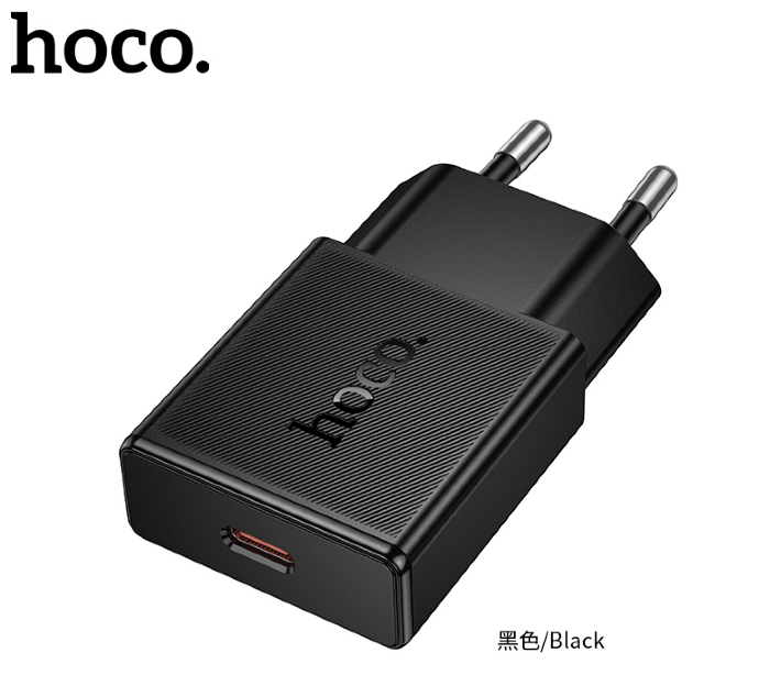 Сетевой Адаптер HOCO N74 Speed single-port PD25W ultra-thin charger(EU) Black купить оптом купить оптом