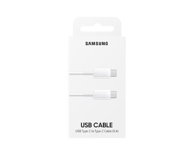 Кабель Samsung USB-C to USB-C Cable 5A (1m) White "1:1 orig" купить оптом купить оптом