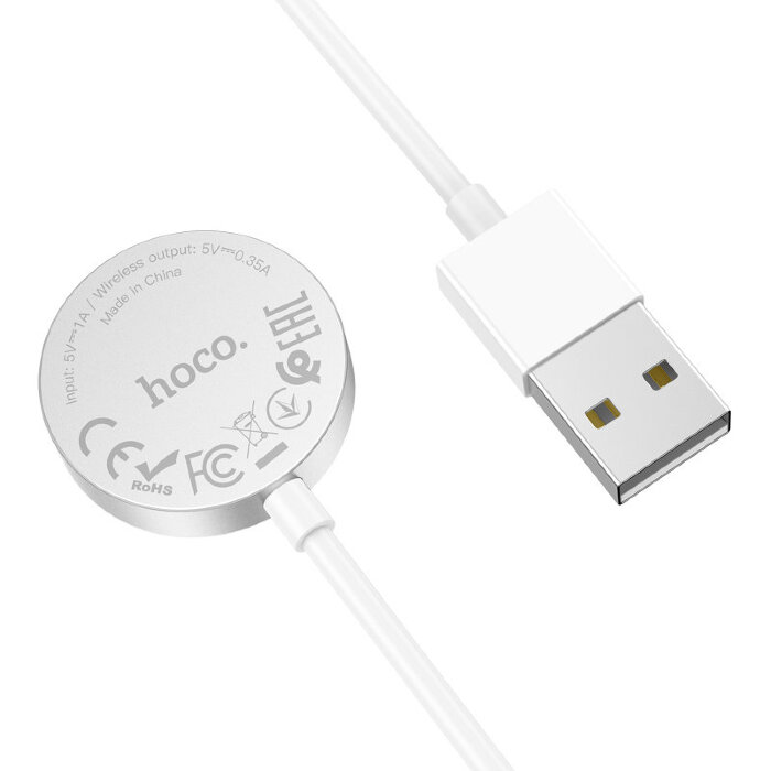 Беспроводная зарядка Hoco CW39 Wireless charger for iWatch - White купить оптом купить оптом