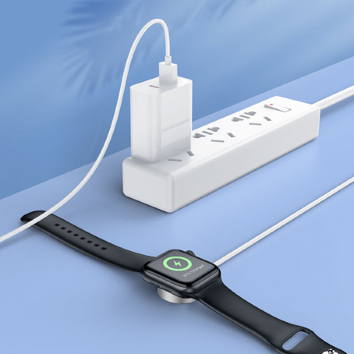 Беспроводная зарядка Hoco CW39 Wireless charger for iWatch - White купить оптом купить оптом