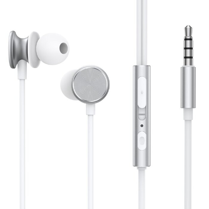 Проводные наушники JOYROOM JR-EW03 In-Ear Metal Wired Earbuds Silver купить оптом купить оптом