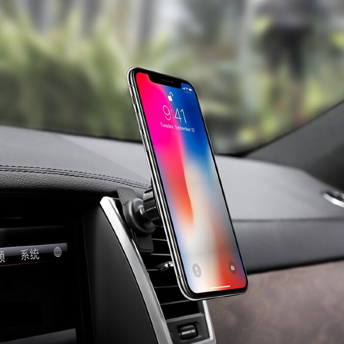 Автодержатель hoco CA52 Intelligent air outlet in-car holder - Black купить оптом купить оптом