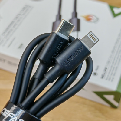 Кабель ACEFAST C25-01 USB-C to L silicone charging data cable - Black