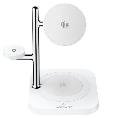 Беспроводное зарядное устройство ACEFAST E39 4-IN-1 desktop wireless charger - White