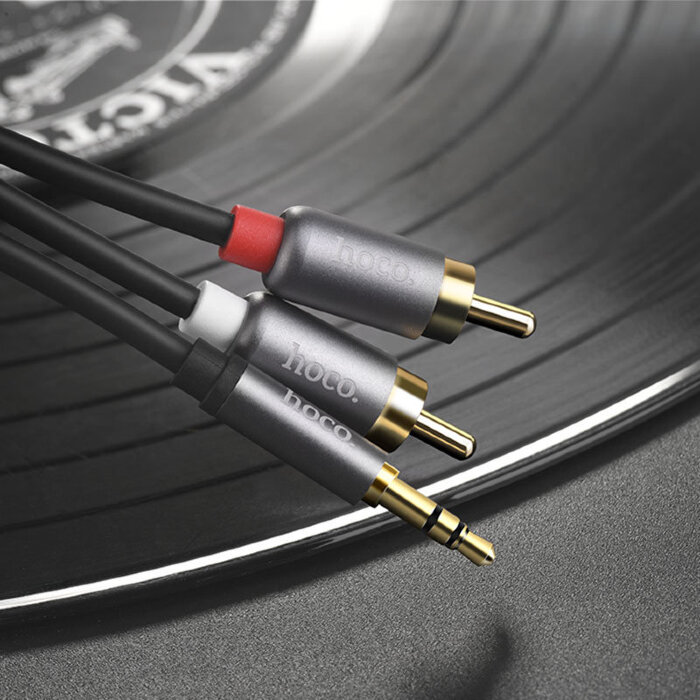 Кабель hoco UPA10 audio 3.5mm - Серый купить оптом купить оптом