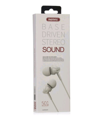 Наушники Remax RM-501 Earphone - White