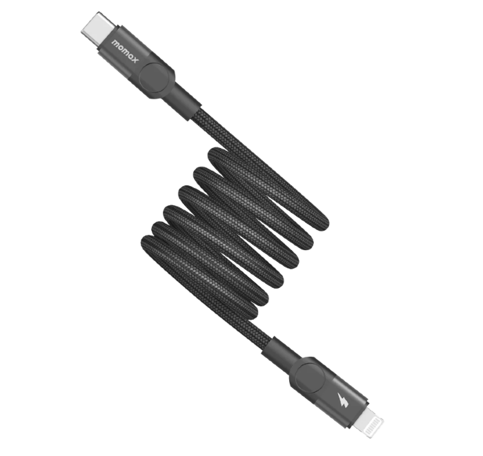Кабель MOMAX Mag.Link 60W USB-C to Lightnintg Magnetic cable(DL57D) 1M - Black купить оптом купить оптом