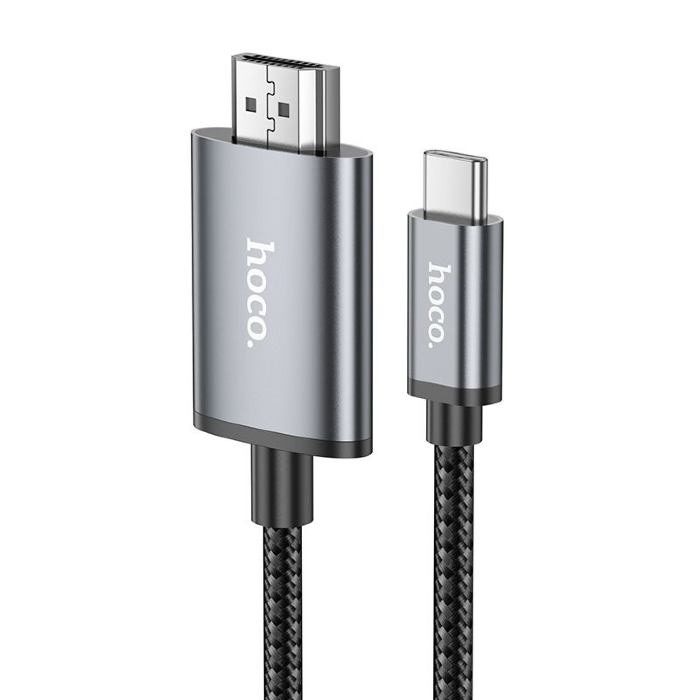 Кабель Hoco UA27 HD on-screen Cable Type-c to HDTV - Metal Gray купить оптом купить оптом
