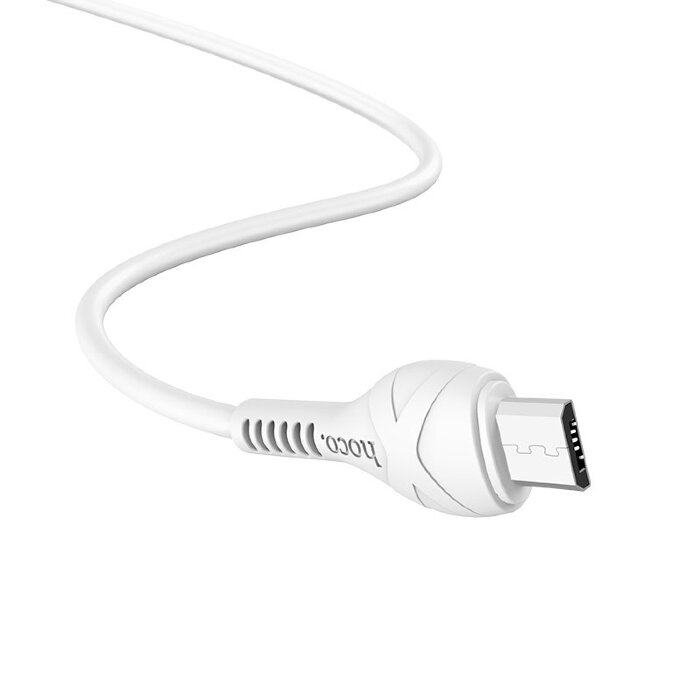 Кабель hoco X37 Cool power charging data cable for Micro - White купить оптом купить оптом