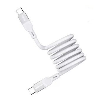 Кабель MOMAX DC35W (USB-C to USB-C)100W Magnetic Cable 1M - White купить оптом купить оптом