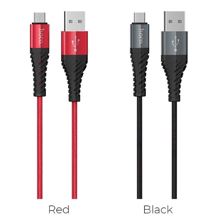 Кабель hoco X38 Cool Charging data cable for Micro - Black купить оптом купить оптом