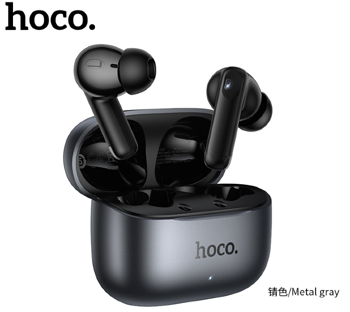 Наушники Hoco EQ27 Fun ANC+ENC smart Al translation headset Metal gray купить оптом купить оптом