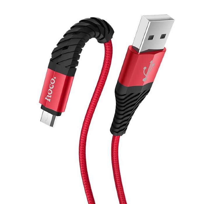 Кабель hoco X38 Cool Charging data cable for Micro - Red купить оптом купить оптом