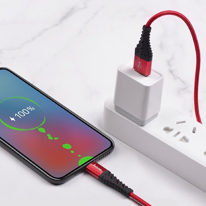 Кабель hoco X38 Cool Charging data cable for Micro - Red купить оптом купить оптом