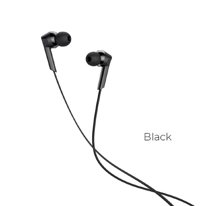 Наушники hoco M72 Admire universal earphones with mic - Black купить оптом купить оптом