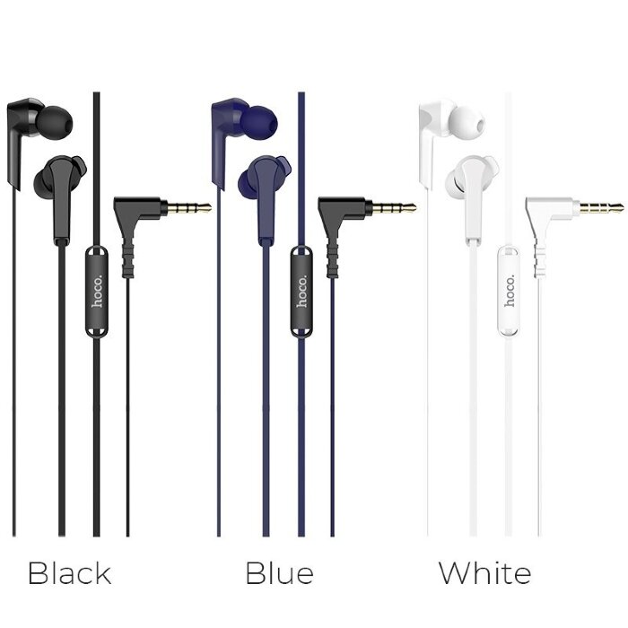 Наушники hoco M72 Admire universal earphones with mic - Black купить оптом купить оптом