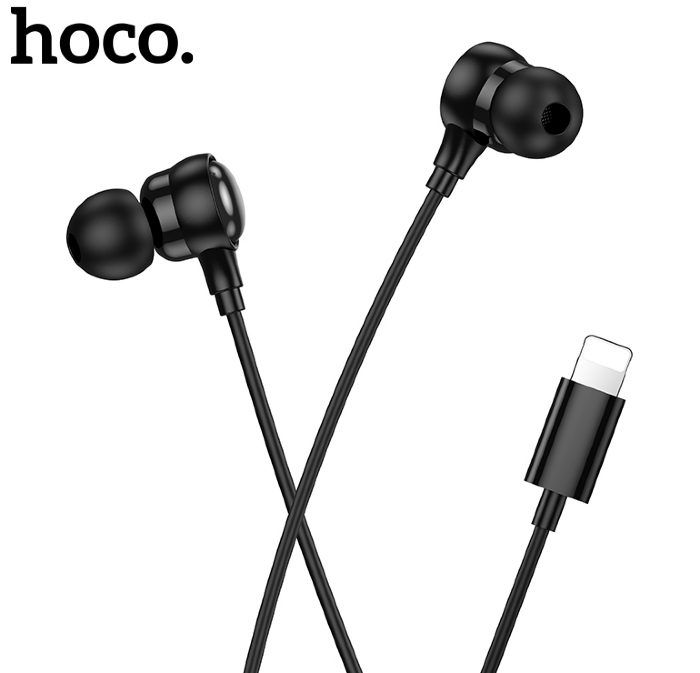 Наушники HOCO M116 Benevolent universal digital earphones with microphone(IP) Black купить оптом купить оптом