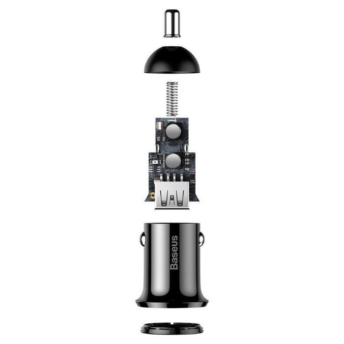 Автомобильное зарядное устройство Baseus Grain Pro Car Charger (Dual USB 4.8A ) (CCALLP-02) - White купить оптом купить оптом