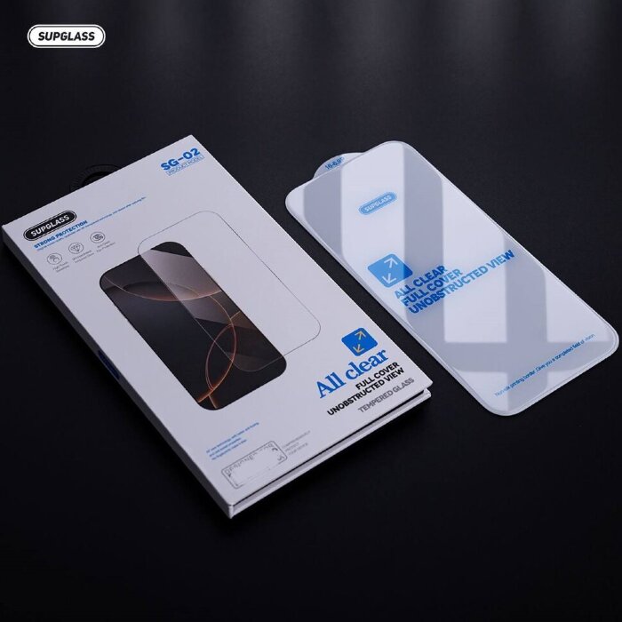 Защитные стекла Supglass SG-02 Transparent Glass All Clear For IP 15/15 Pro/16 (6.1) купить оптом купить оптом