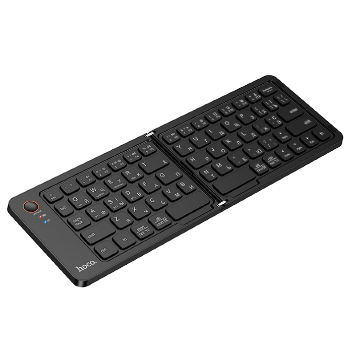 Беспроводная клавиатура HOCO GM71 Proficient mini folding wireless keyboard (Russian Version) - Black купить оптом купить оптом