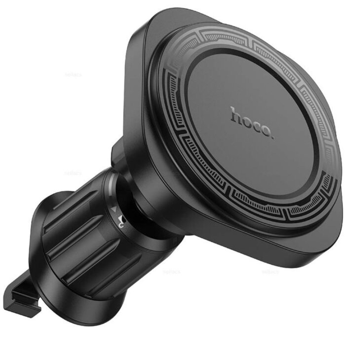 Автодержатель Hoco H28 Rainbow ring magnetic car holder (air outlet) - Black купить оптом купить оптом