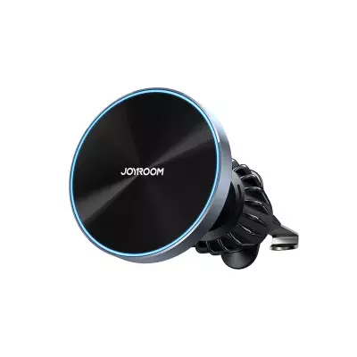 Автодержатель с беспроводной зарядкой Joyroom JR-ZS240 Magnetic wireless car charge holder - Black