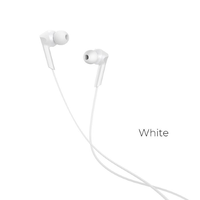 Наушники hoco M72 Admire universal earphones with mic - White купить оптом купить оптом