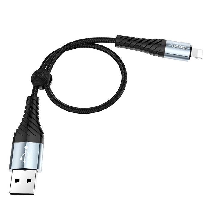 Кабель HOCO X38 IP L=0.25 Black купить оптом купить оптом
