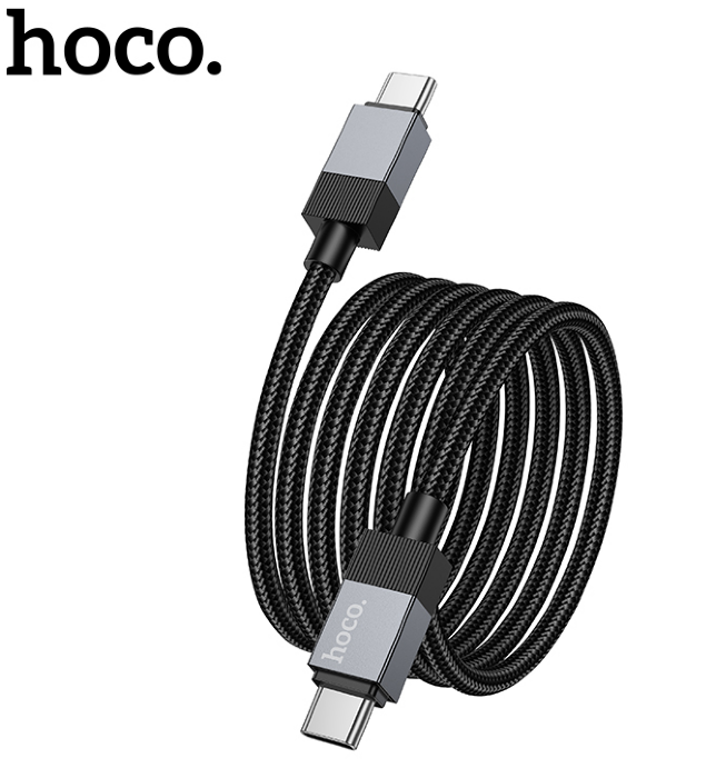 Кабель HOCO X110 Honorific 60W charging data cable Type-c to Type-c - Black