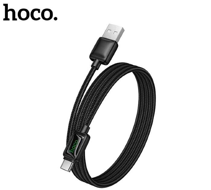 Кабель HOCO U146 Mundo charging data cable Type-c Black купить оптом купить оптом