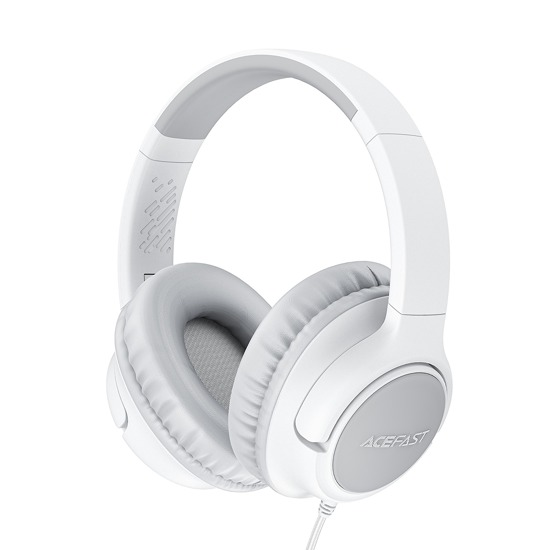 Проводные наушники ACEFAST H18 wired headset for kids - Grey White купить оптом купить оптом