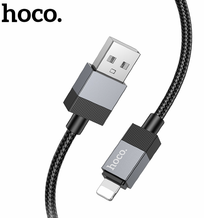 Кабель HOCO X110 Honorific charging data cable IP - Black