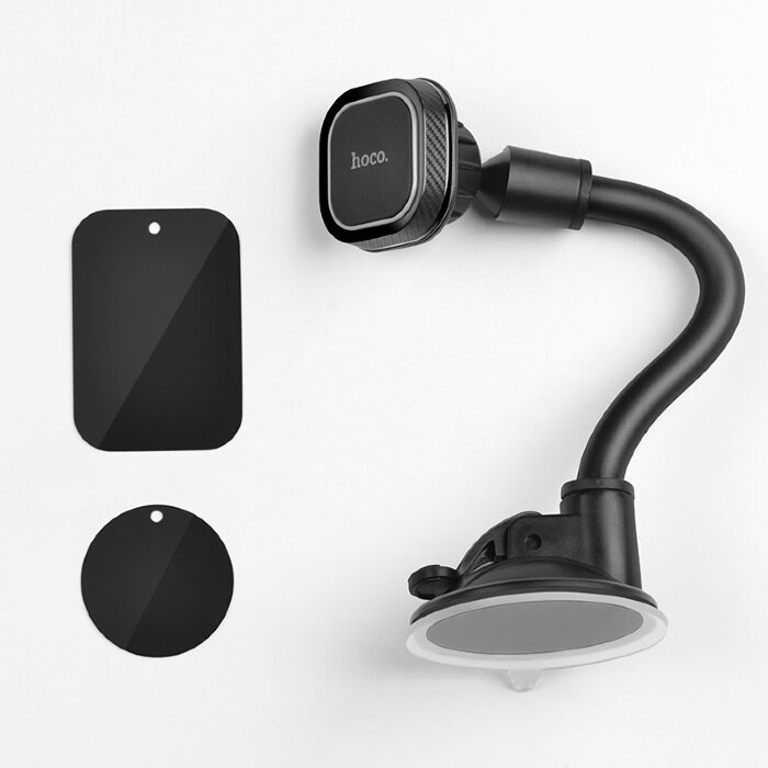 Автодержатель для телефона hoco CA55 Astute series windshield car holder - Black/Gray купить оптом купить оптом