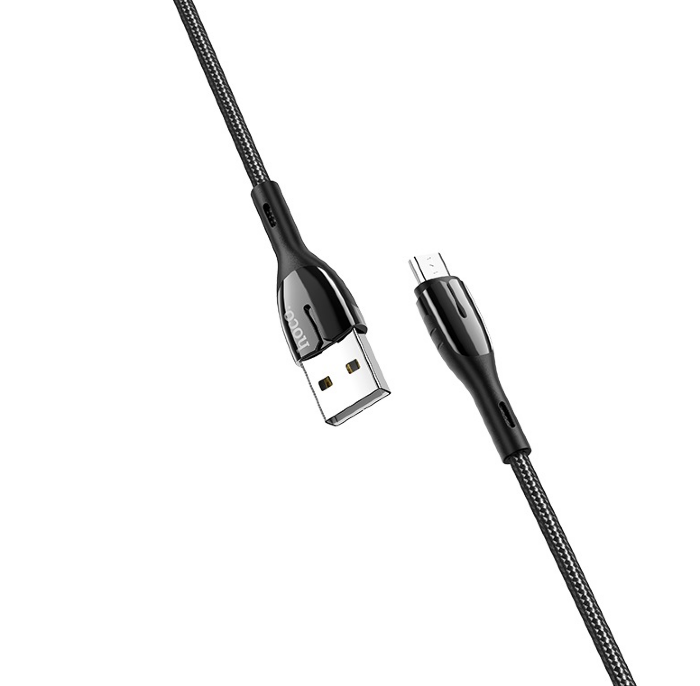 Кабель HOCO U89 Safeness charging data cable for Micro black купить оптом купить оптом