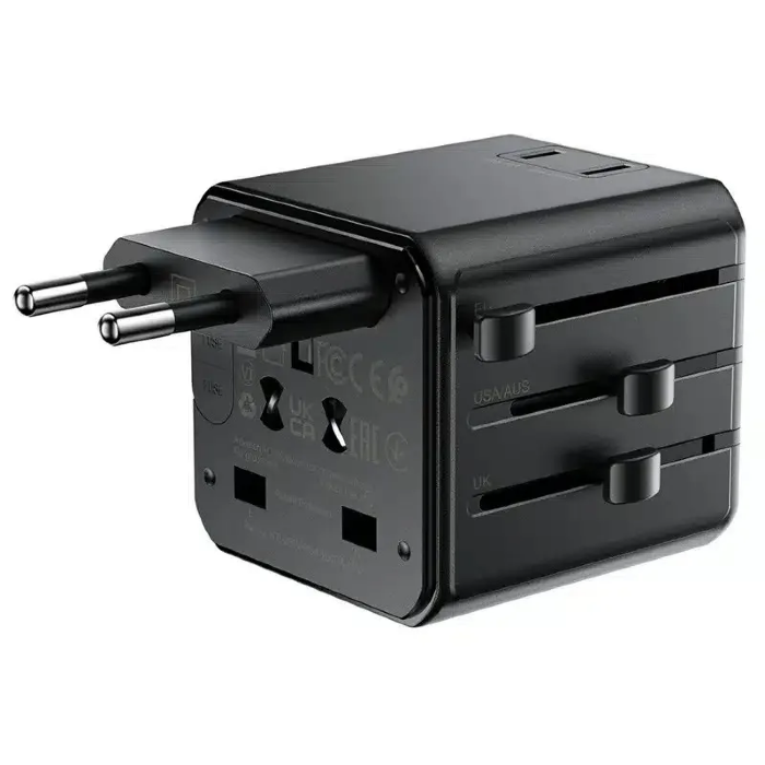 Сетевой адаптер ACEFAST Z11 global travel AC conversion adapter - Black купить оптом купить оптом