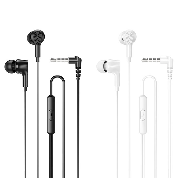 Наушники Hoco M102 Ingenious universal earphones with microphone - Black купить оптом купить оптом