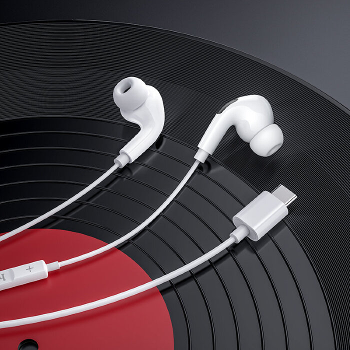 Наушники hoco M83 Type-C Original series digital earphones - White